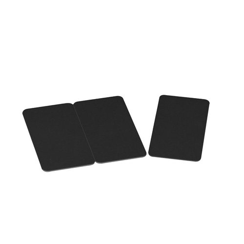 陳列備品 3連タグカード(マットブラック)0.76mm 100枚入 C8521 Evolis [ケース販売]