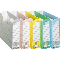 ﾎﾞｯｸｽﾌｧｲﾙ ﾀﾞﾝﾎﾞｰﾙ製 A4ﾖｺ 背幅78mm 青 1冊画像