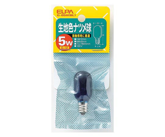 生地色ナツメ球5W ブルー画像