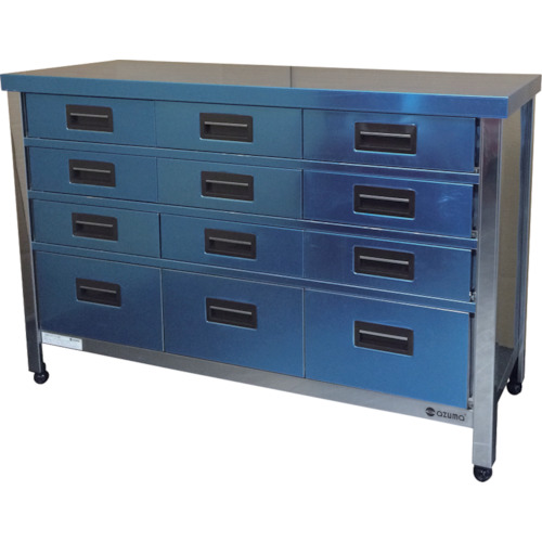 縦型引出し付作業台 1200×450×800 1台画像