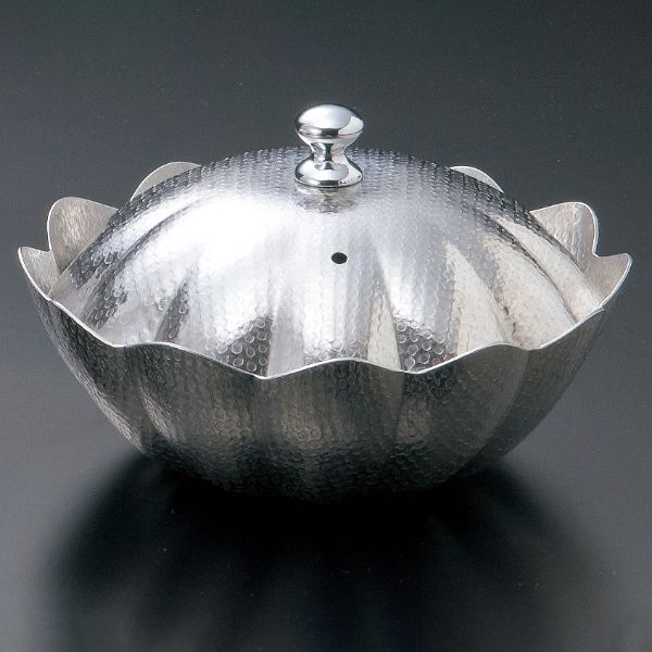 M11-040 しぐれ鍋 小菊 蓋付 マイン画像