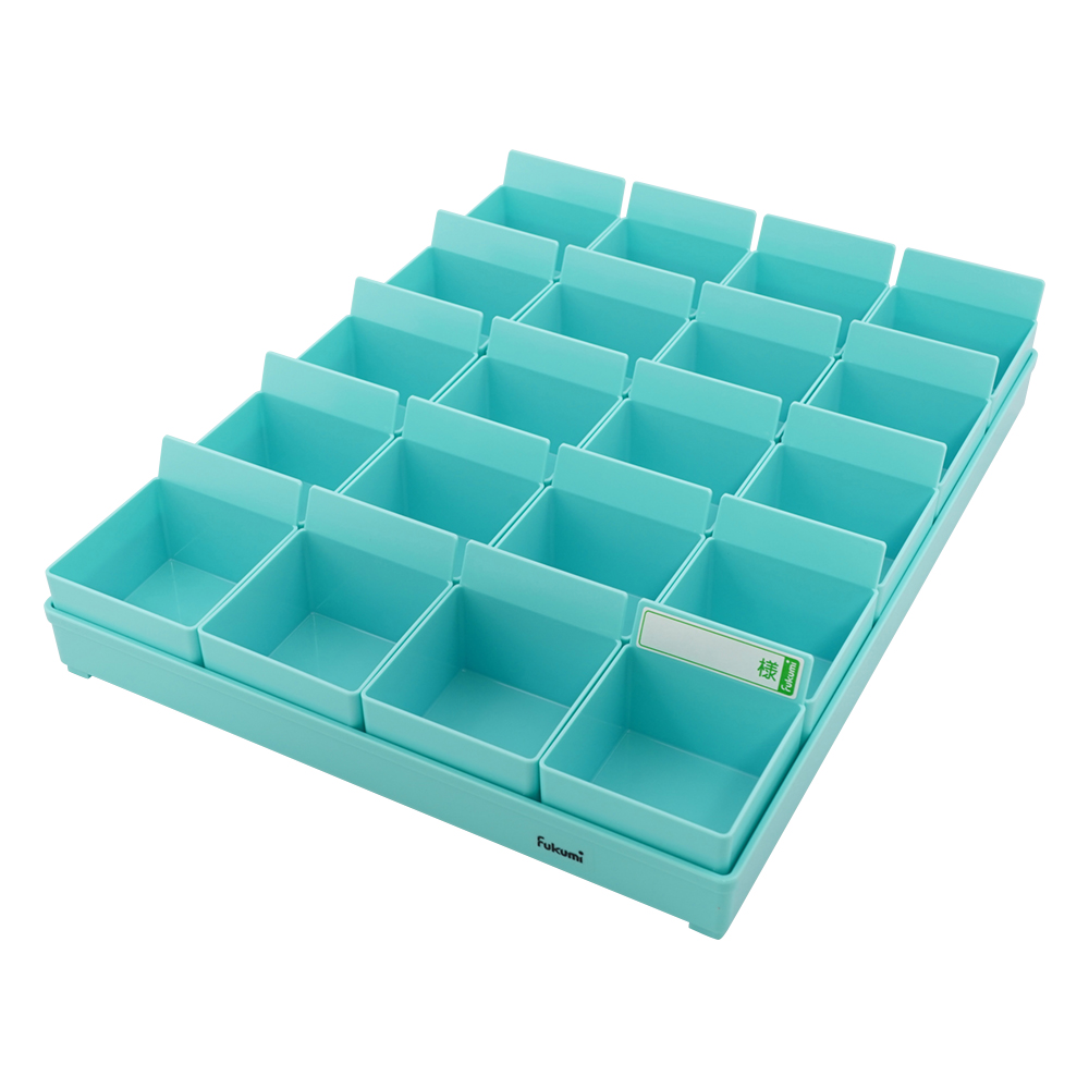 投薬トレー（20人用）　ハンガーなし　ブルー画像