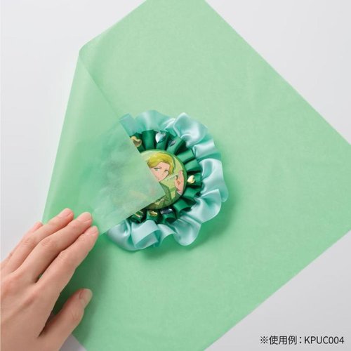 緩衝材 推し色薄葉紙 ホワイト 5枚入 ヒサゴ 薄葉紙が整然と重ねられた、柔らかな質感が際立つ状態