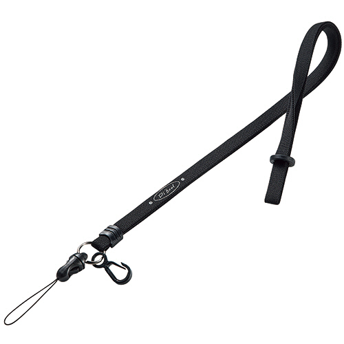 ｽﾏﾎ･ﾃﾞｼﾞﾀﾙｶﾒﾗ用ﾈｯｸｽﾄﾗｯﾌﾟ 10mm幅 ﾌﾞﾗｯｸ 1本