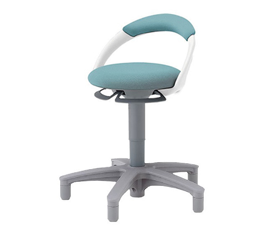 スツール(患者用) 　グライド ターコイズブルー