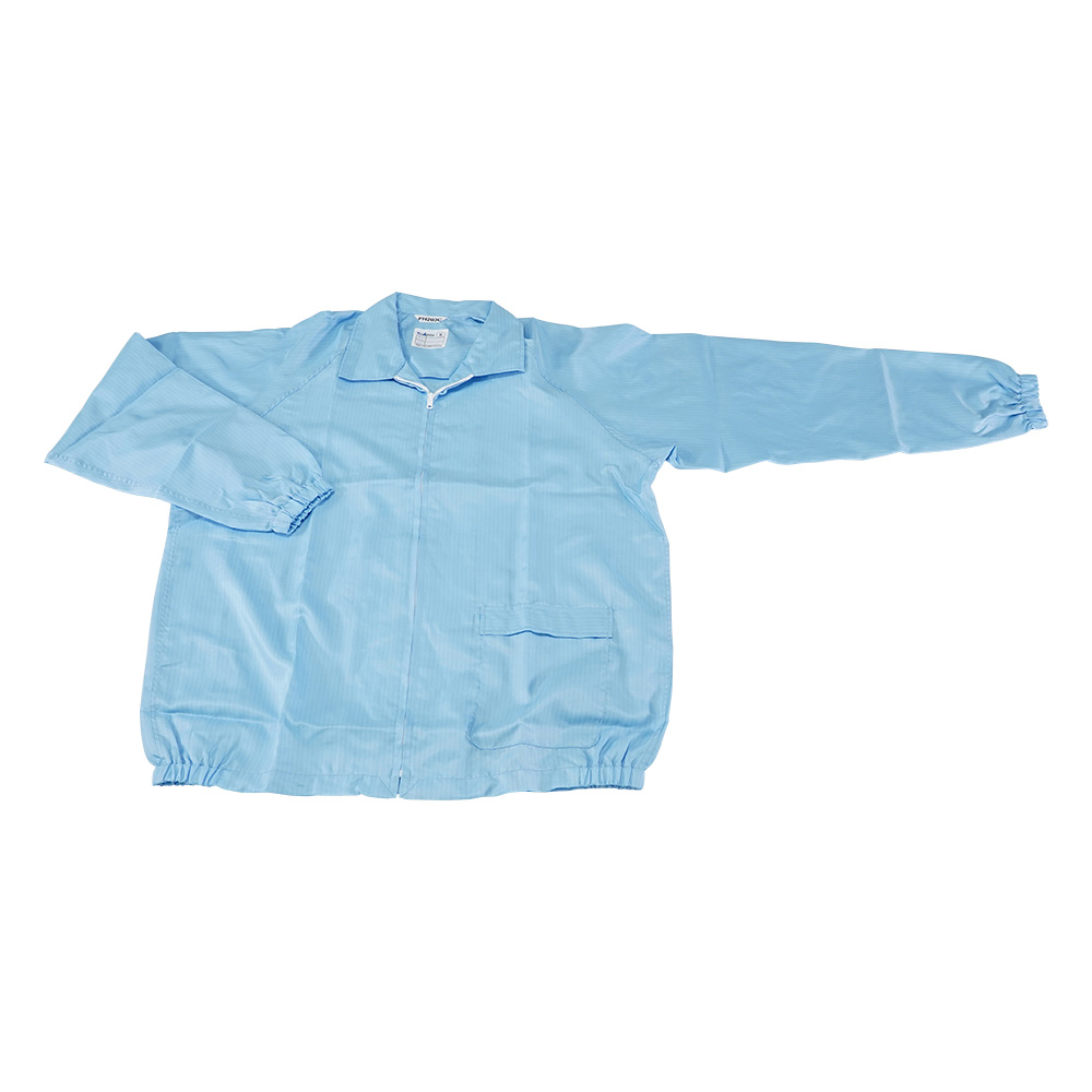 無塵衣AS203C（男女兼用上着）　ブルー　3L画像