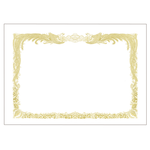 賞状用紙 白 A3 ﾀﾃ書用 1冊(10枚)