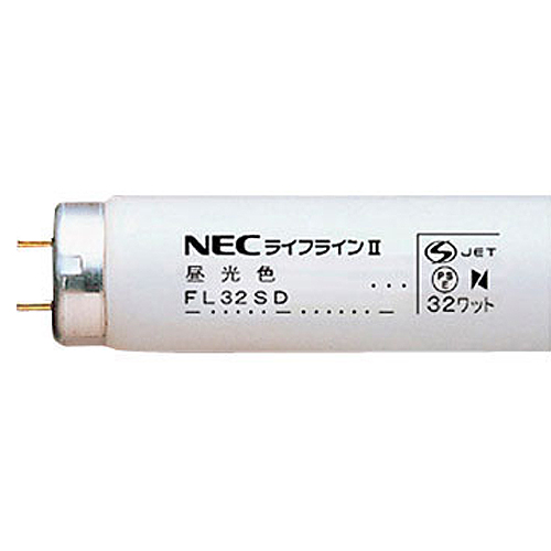 蛍光ﾗﾝﾌﾟ ﾗｲﾌﾗｲﾝII 直管ｽﾀｰﾀ形 32W形 昼光色 1ｾｯﾄ(25本)画像