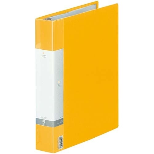 クリヤーブック交換式　黄　Ａ４縦背幅５０ｍｍ画像
