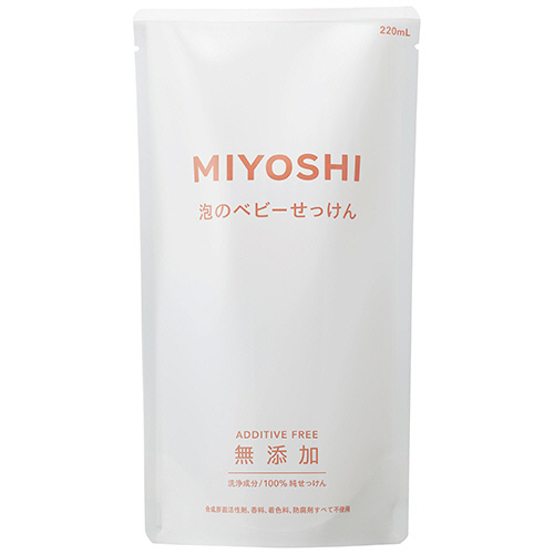 無添加 泡のﾍﾞﾋﾞｰせっけん つめかえ用 220mL 1個画像