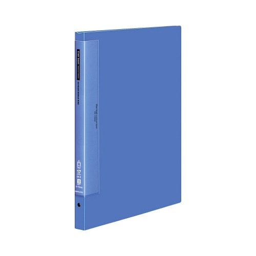 クリヤーブック替紙式青Ｂ４縦背幅２７ｍｍ画像
