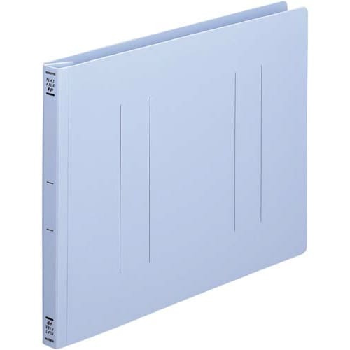 フラットファイル＜ＰＰ＞　Ａ４横　青　１０冊画像