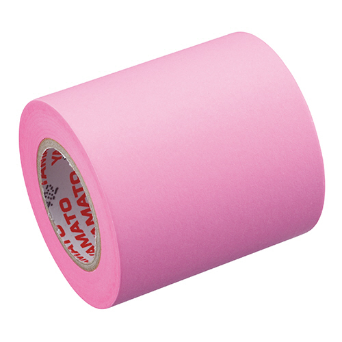 ﾒﾓｯｸ ﾛｰﾙﾃｰﾌﾟ 蛍光紙 つめかえ用 50mm幅 ﾛｰｽﾞ 1巻画像