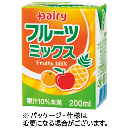 ﾃﾞｰﾘｨ ﾌﾙｰﾂﾐｯｸｽ 200mL 紙ﾊﾟｯｸ 1ｹｰｽ(24本)