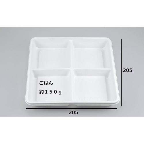 シーピー化成 弁当容器 BF-162-1ホワイト 本体 発泡画像