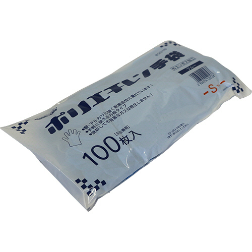 ﾎﾟﾘｴﾁﾚﾝ手袋 外ｴﾝﾎﾞｽ ｴｺﾉﾐｰ ﾌﾞﾙｰ S 1ﾊﾟｯｸ(100枚)画像