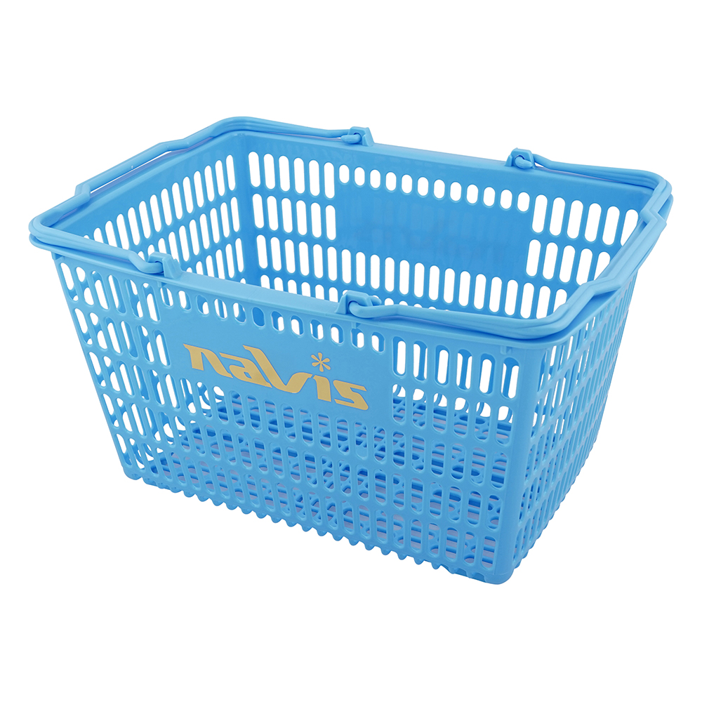 マルチ手提げバスケット18 ブルー画像