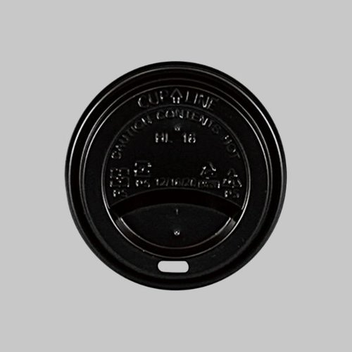 80口径DWカップ用リッド(黒) [ケース販売]画像