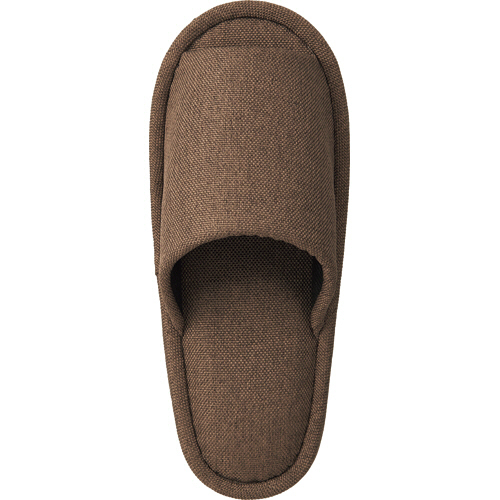 外縫いｽﾘｯﾊﾟ 前あき ﾌﾞﾗｳﾝ 1足画像