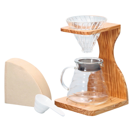 V60 オリーブウッドスタンドセット画像