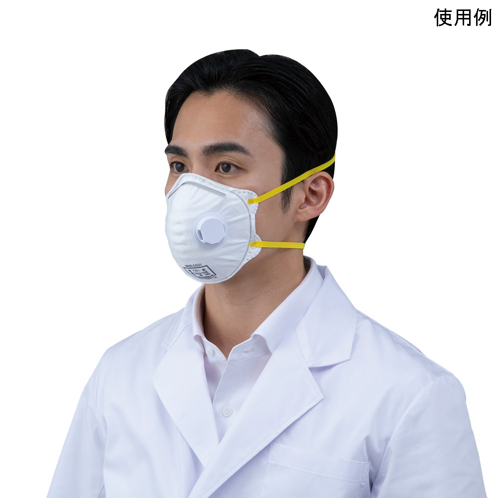 折り畳み式防じんマスク DS2 排気弁有 1箱（10枚入）画像