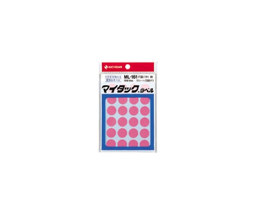 カラーラベル　一般用　桃　1パック(15枚入)画像
