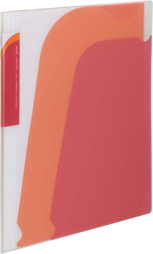 ポケットブック＜ノビータ＞４Ｐチャック付　赤　５冊画像