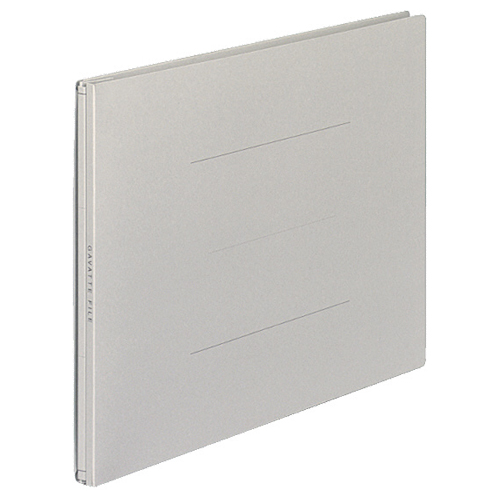 ｶﾞﾊﾞｯﾄﾌｧｲﾙ(紙製) A4ﾖｺ 1000枚収容 背幅13-113mm ｸﾞﾚｰ 1ｾｯﾄ(10冊)画像