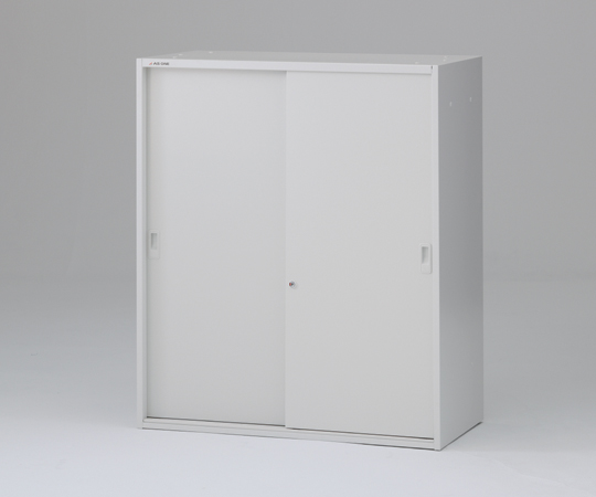 セレクトラボ　引き戸　900×450×1050mm 木製の引き戸が開いている状態で、内側からの光が差し込む様子
