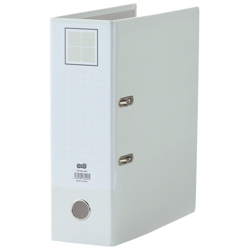 ﾚﾊﾞｰ式ｱｰﾁﾌｧｲﾙ A4ﾀﾃ 2穴 760枚収容 76mmとじ 背幅100mm 白 1ｾｯﾄ(10冊)画像