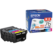 ｲﾝｸｶｰﾄﾘｯｼﾞ 大容量4色ﾊﾟｯｸ IC4CL76 1箱(4個:各色1個)画像