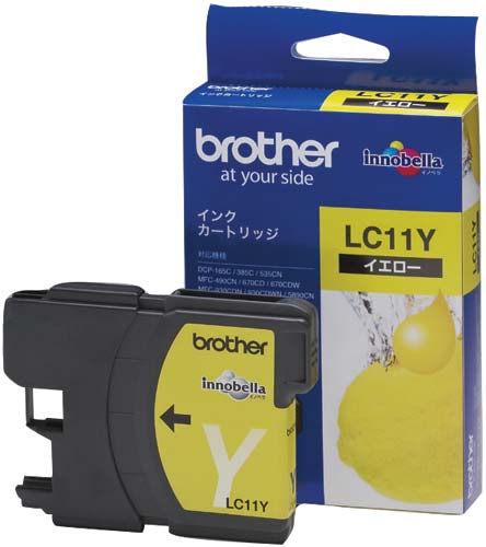 純正インク　ＬＣ１１Ｙ　イエロー　２個画像