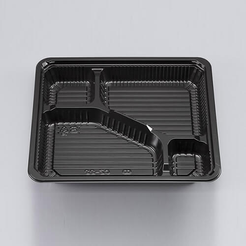 シーピー化成 弁当容器 新CZ-22 BS黒 本体 50枚画像