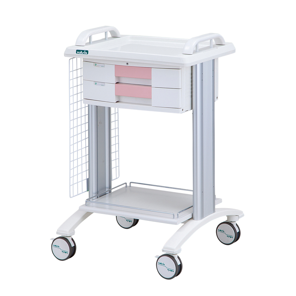 カレンカートⅡ（回診・引出し付） ピンク画像