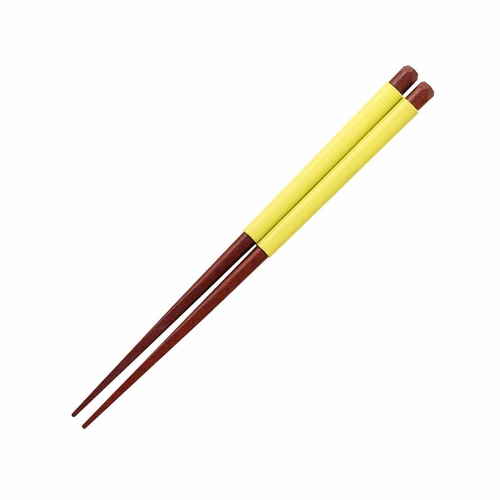 シリコン箸 18cm イエロー画像