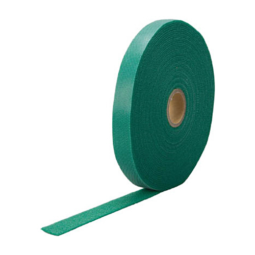 ﾏｼﾞｯｸｹｰﾌﾞﾙﾛｰﾙﾀｲ 幅15mm×長さ10m緑 1巻画像