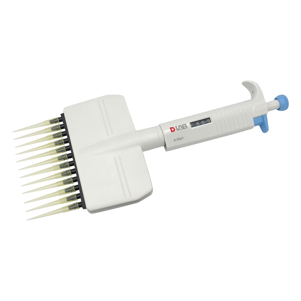 マイクロペットプラス マルチチャンネル・容量可変タイプ 容量範囲 5～50μL チャンネル数 12画像