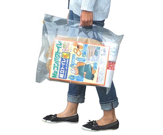 Mzコンパクトイレ 組立式 組み立て前のパーツが並べられた状態