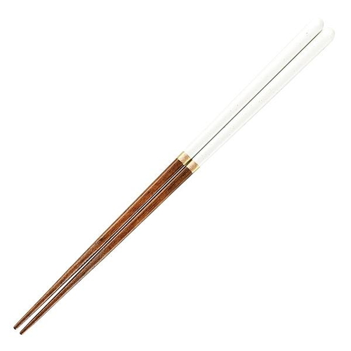 箸 23cm 誕生石 木製 天然木 ウレタン塗装 6月ムーンストーン画像