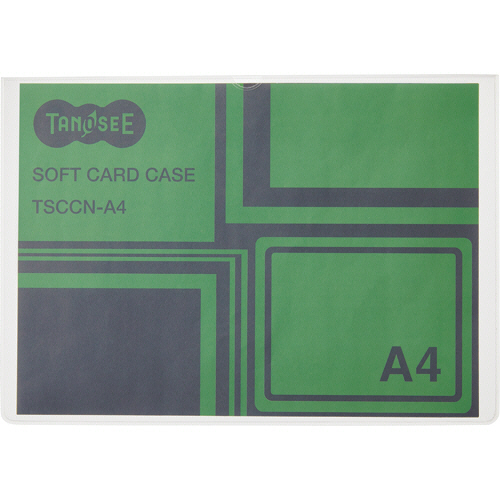 ｿﾌﾄｶｰﾄﾞｹｰｽ A4 半透明(梨地ｸﾘｱ) 再生ｵﾚﾌｨﾝ製 1枚画像