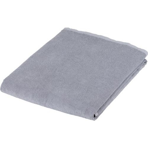 業務用スレン染め　ベッドサイズタオル　グレー　１枚画像