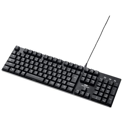 メカニカルキーボード　108キー　ブラック　1台