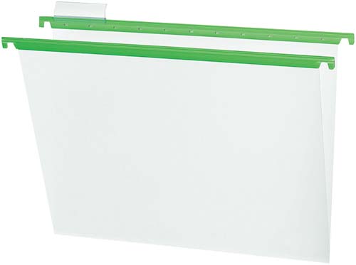 ハンギングフォルダーＰＰカラー　Ａ４　緑　１０冊画像