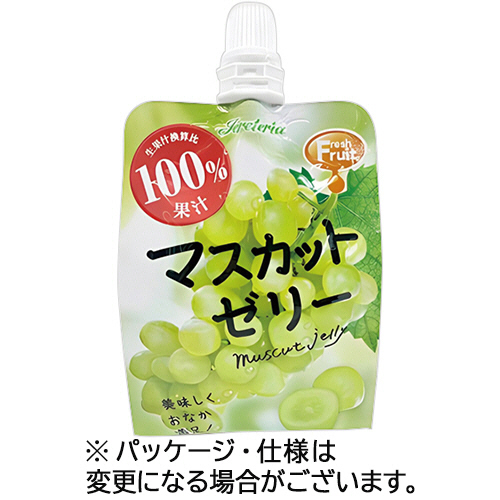 Jereteriaﾌﾚｯｼｭﾌﾙｰﾂ ﾏｽｶｯﾄｾﾞﾘｰ 180g ﾊﾟｳﾁ 1ｹｰｽ(6ﾊﾟｯｸ)画像