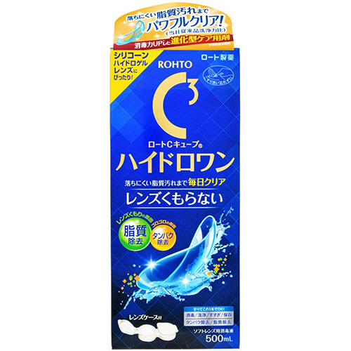 ｿﾌﾄﾚﾝｽﾞ用洗浄液 ﾛｰﾄCｷｭｰﾌﾞ ﾊｲﾄﾞﾛﾜﾝ 500ml 1本画像