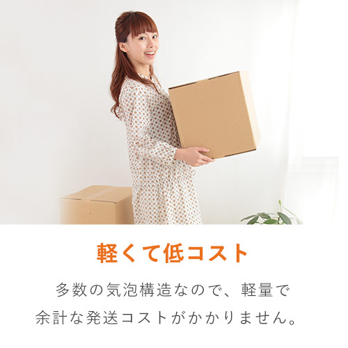 エコホールド 発泡緩衝材（バラ・大袋）※平日9～17時受取限定(日時指定×) 透明な大袋に詰められ、中身の白い発泡素材が透けて見える満杯の様子