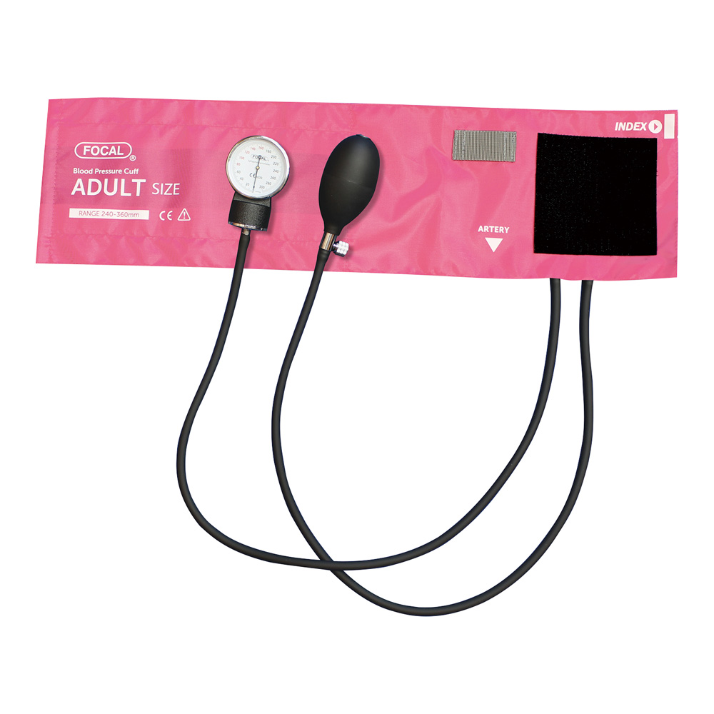 アネロイド血圧計［ラテックスフリー］　ナイロン・マゼンタ画像