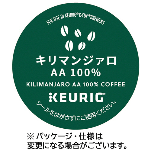 Kｶｯﾌﾟ専用ｶｰﾄﾘｯｼﾞ ｷﾘﾏﾝｼﾞｧﾛAA100% 1箱(12杯)画像