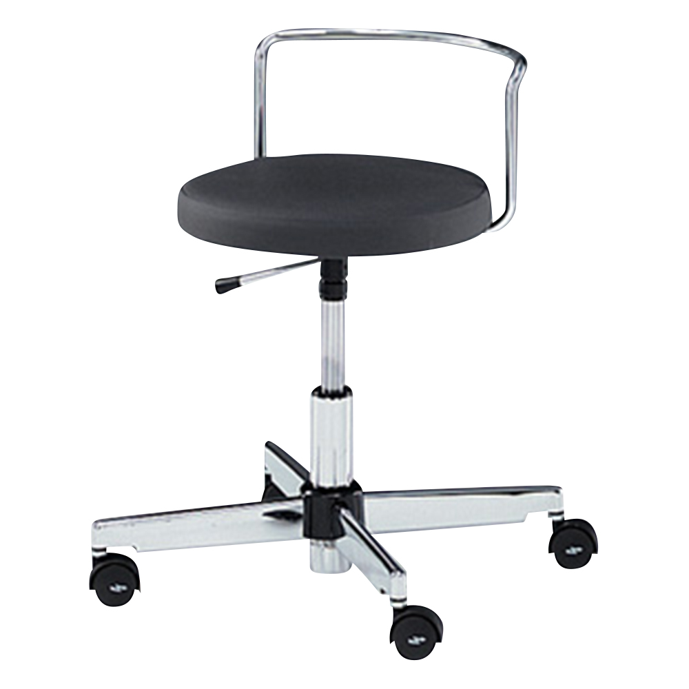 クリーンルームチェアー（リング無し）　ブラック