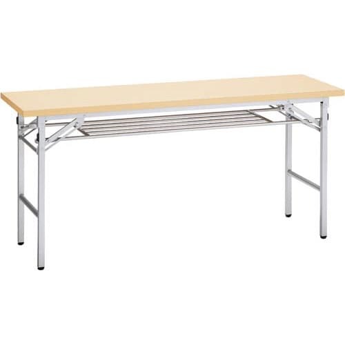 折りたたみテーブル幅１５００奥行４５０メープル画像